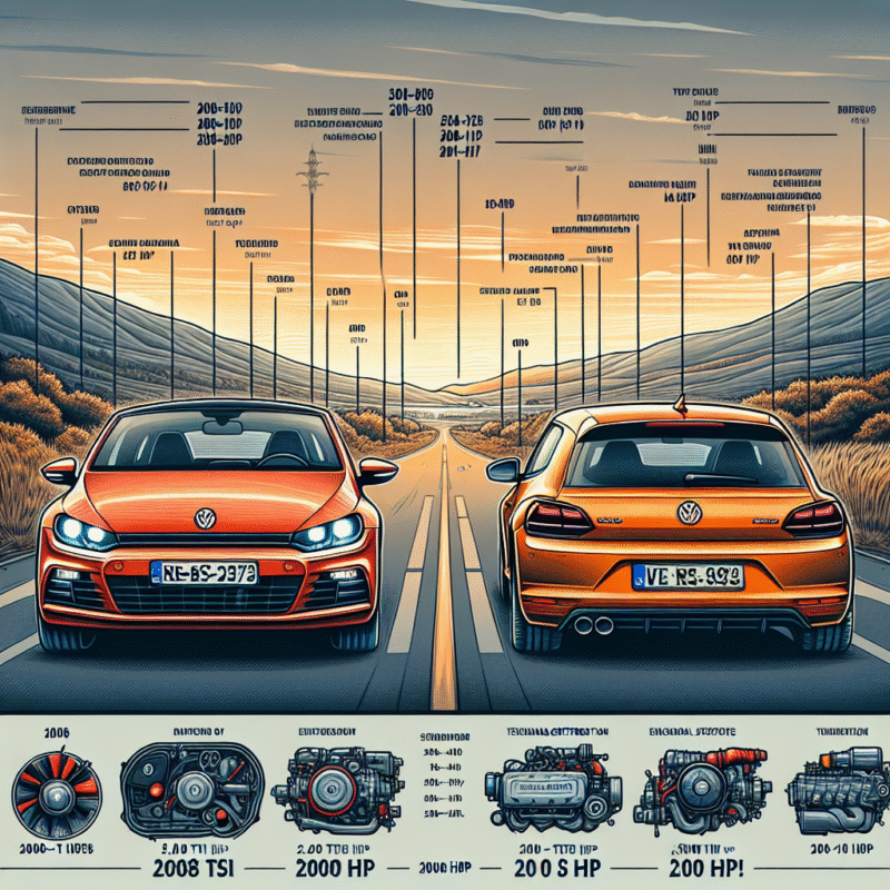 Care este diferența între motorul 2.0 TSI de 200 CP și cel de 210 CP pe VW Scirocco 3?