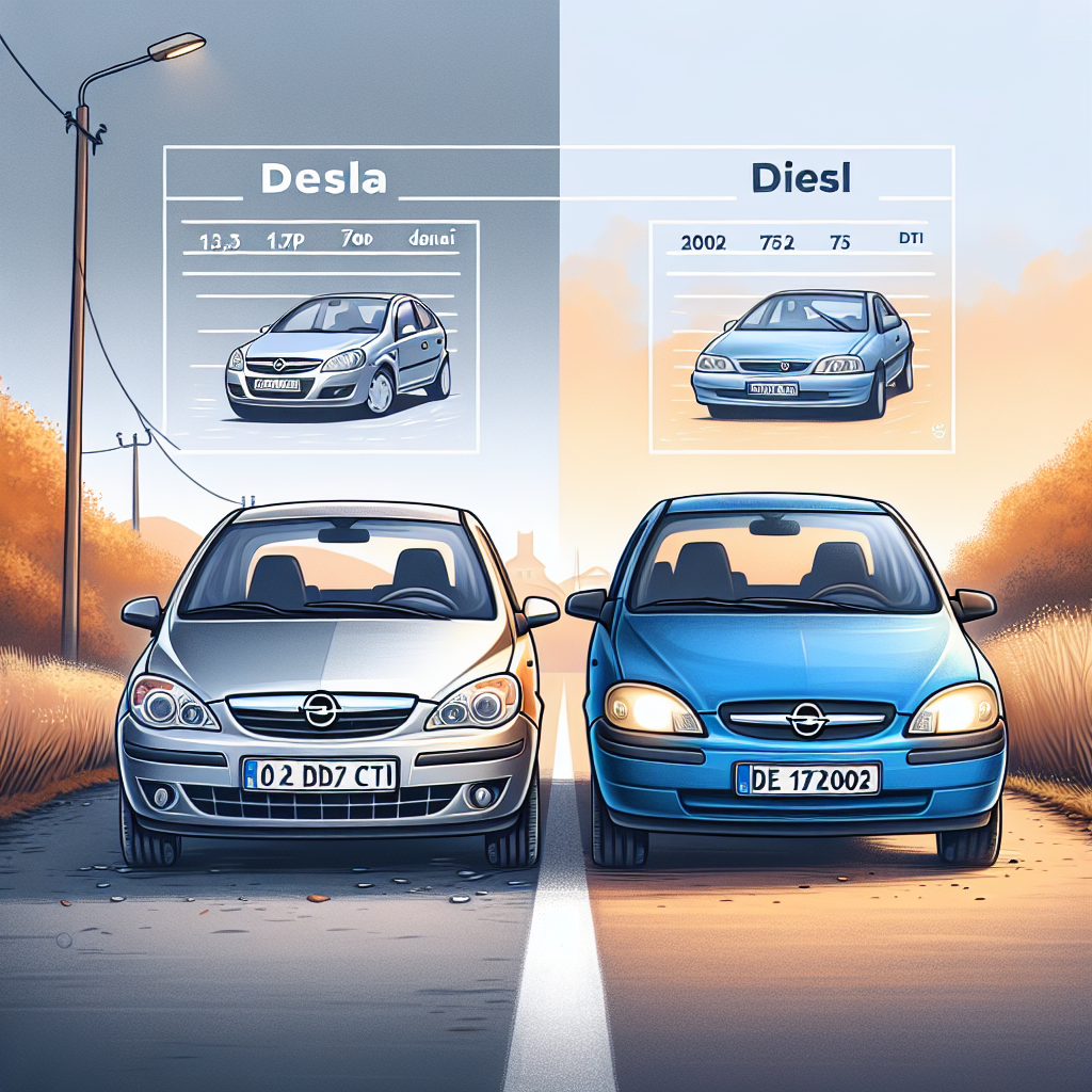 Ce diferențe sunt între motorul 1.3 CDTI și 1.7 DTI de pe Opel Corsa C?