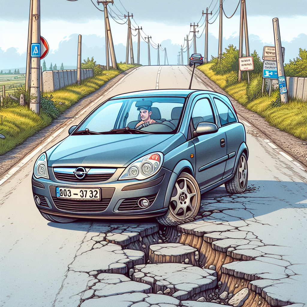 Cum se comportă suspensia standard de pe Opel Corsa D la gropi și drumuri denivelate?