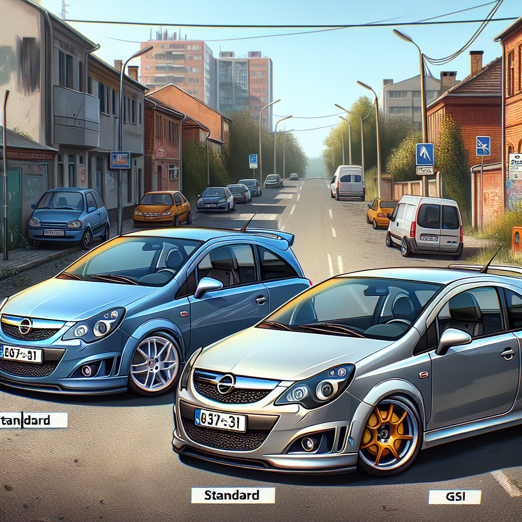 Merită diferența de preț între un Opel Corsa D standard și unul GSi sau OPC?