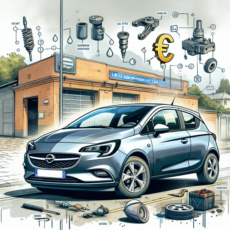 Care sunt costurile de revizie și piesele care se strică frecvent la Opel Corsa E?
