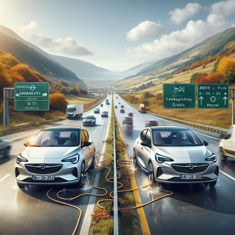Cum se comportă Opel Corsa-e la drum lung comparativ cu un model termic?