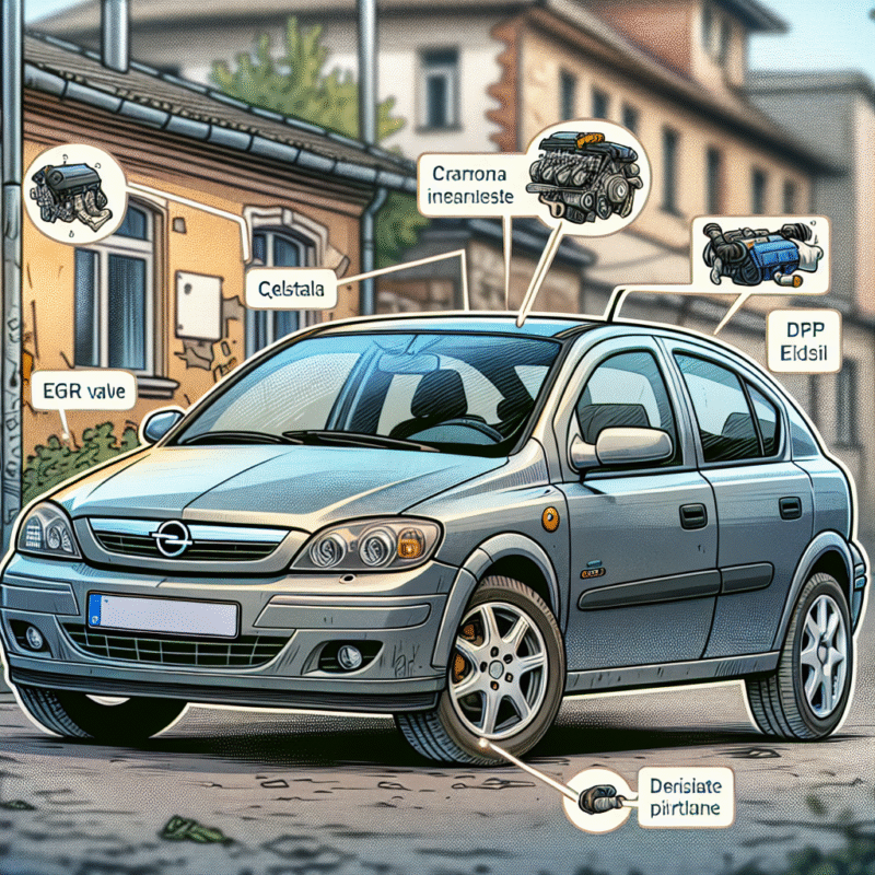 Ce probleme comune are motorul 1.9 CDTI pe Opel Astra H (EGR, DPF, turbină)?