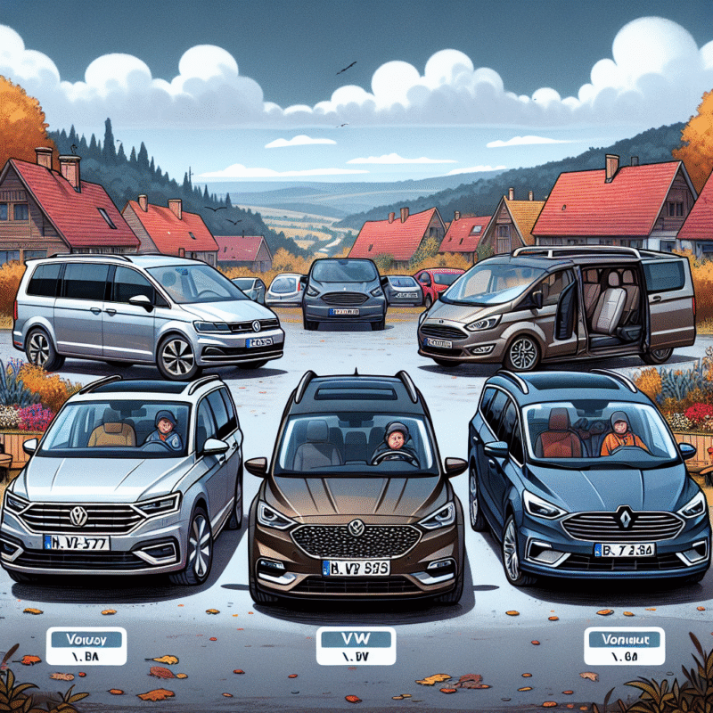 Cum se compară VW Touran 2.0 TDI DSG cu rivali precum Ford S-Max, Opel Zafira Tourer și Renault Grand Scenic?
