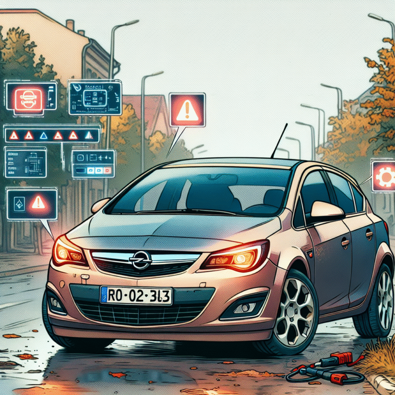 Ce probleme electrice și electronice sunt frecvent întâlnite la Opel Astra J (senzori, bord, infotainment)?