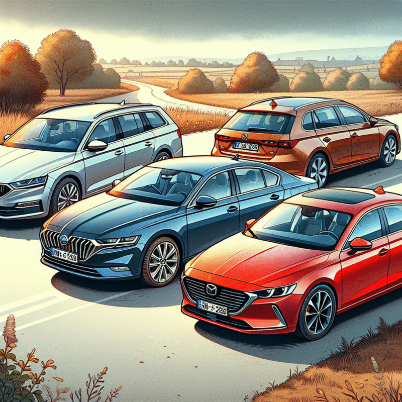 Cum se compară Skoda Superb Mk3 2.0 TDI cu rivali precum VW Passat B8, Mazda 6 și Peugeot 508?