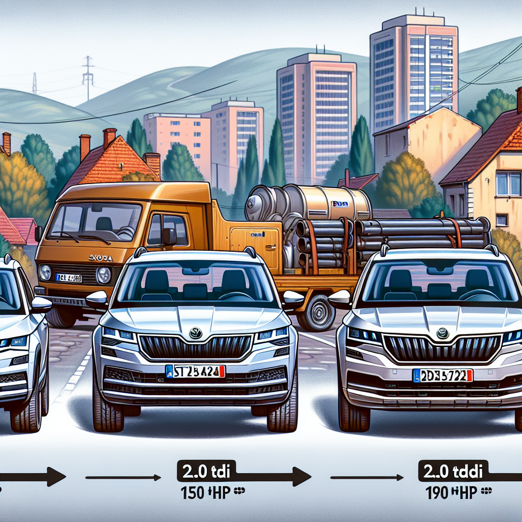 Ce diferențe există între motoarele 150 CP, 190 CP și 240 CP 2.0 TDI pe Skoda Kodiaq Mk1?