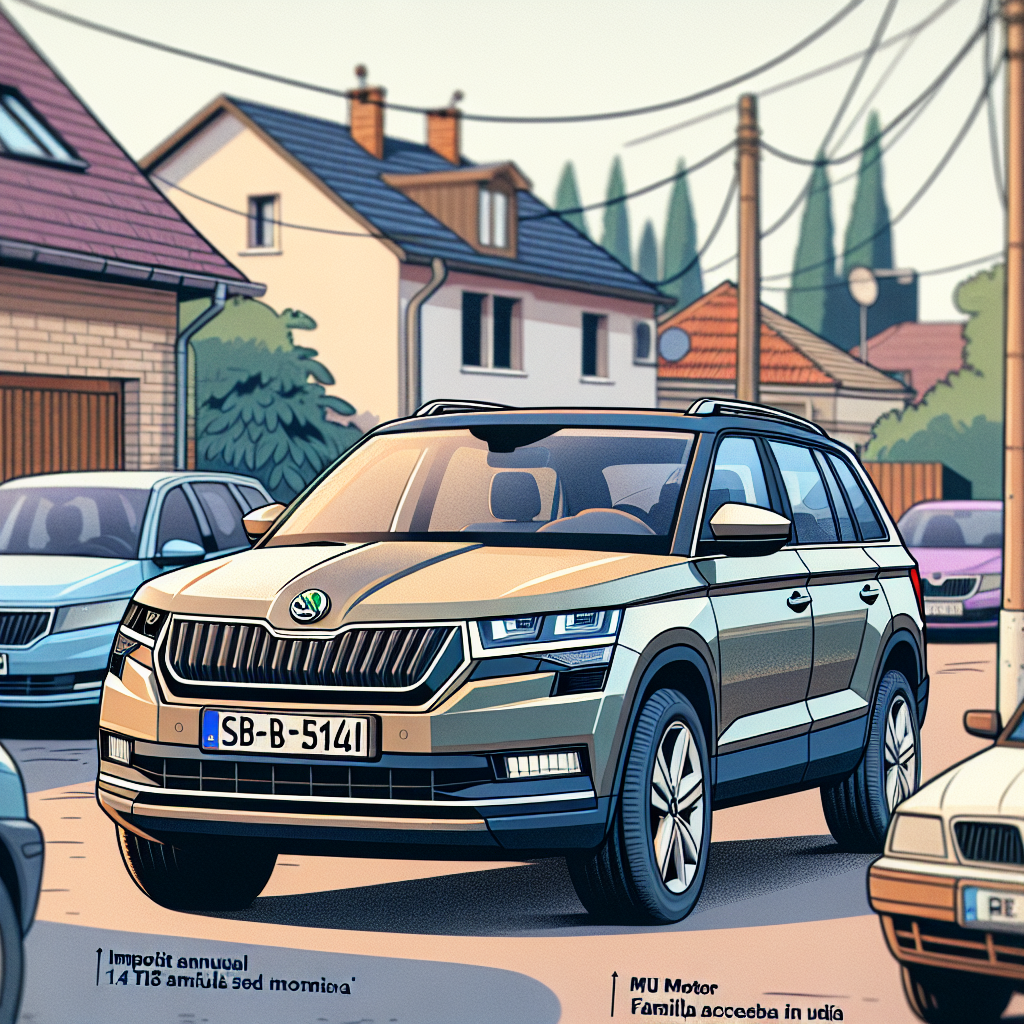 Cât este impozitul pentru motorizările pe benzină și diesel la Skoda Kodiaq Mk1?
