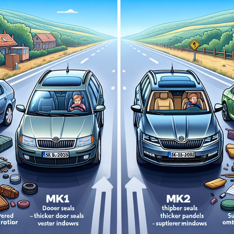 Cum stă Skoda Octavia Mk2 la antifonare și confort interior față de generația Mk1?