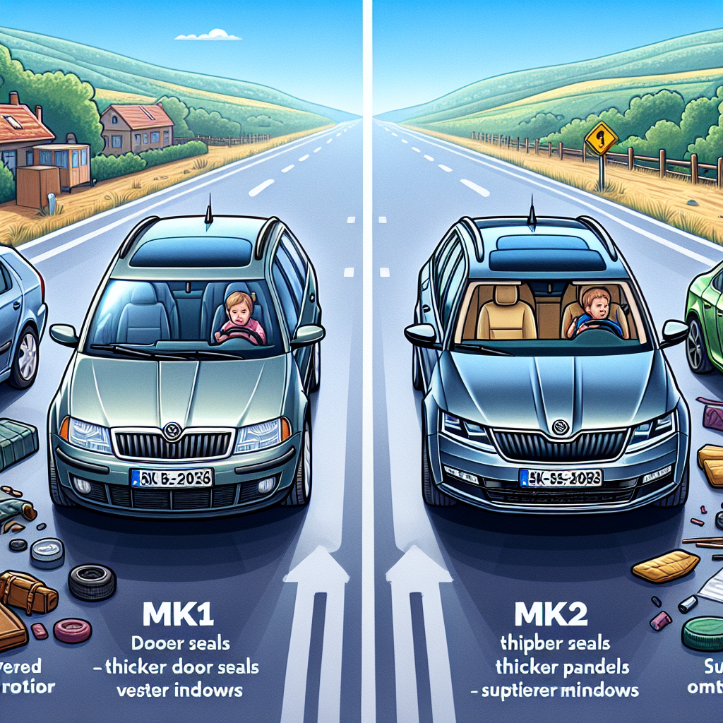 Cum stă Skoda Octavia Mk2 la antifonare și confort interior față de generația Mk1?