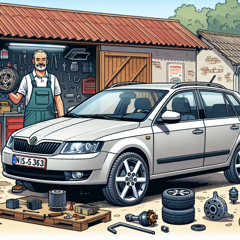 Care sunt costurile de revizie și piesele care se strică frecvent la Skoda Octavia Mk2?