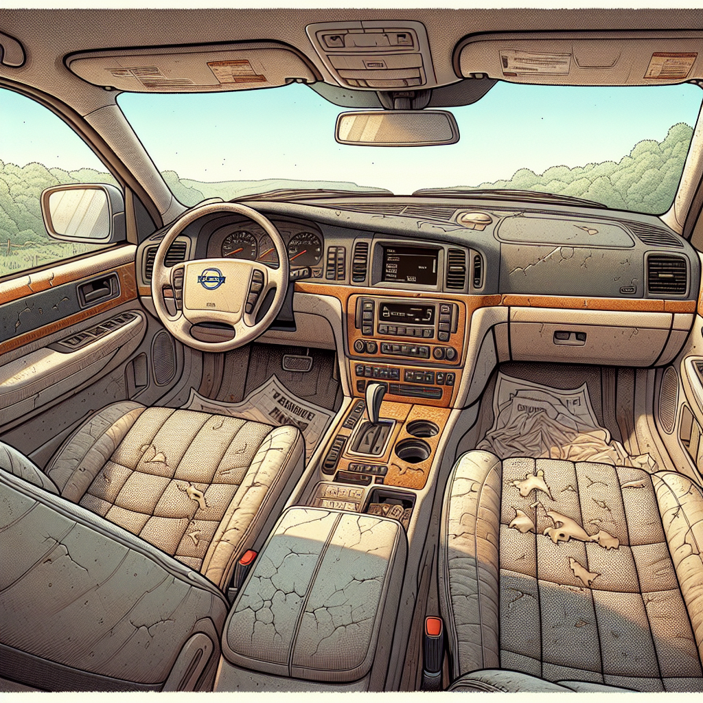 Interiorul la XC90 prima generație: uzuri tipice, piele, butoane și plafon