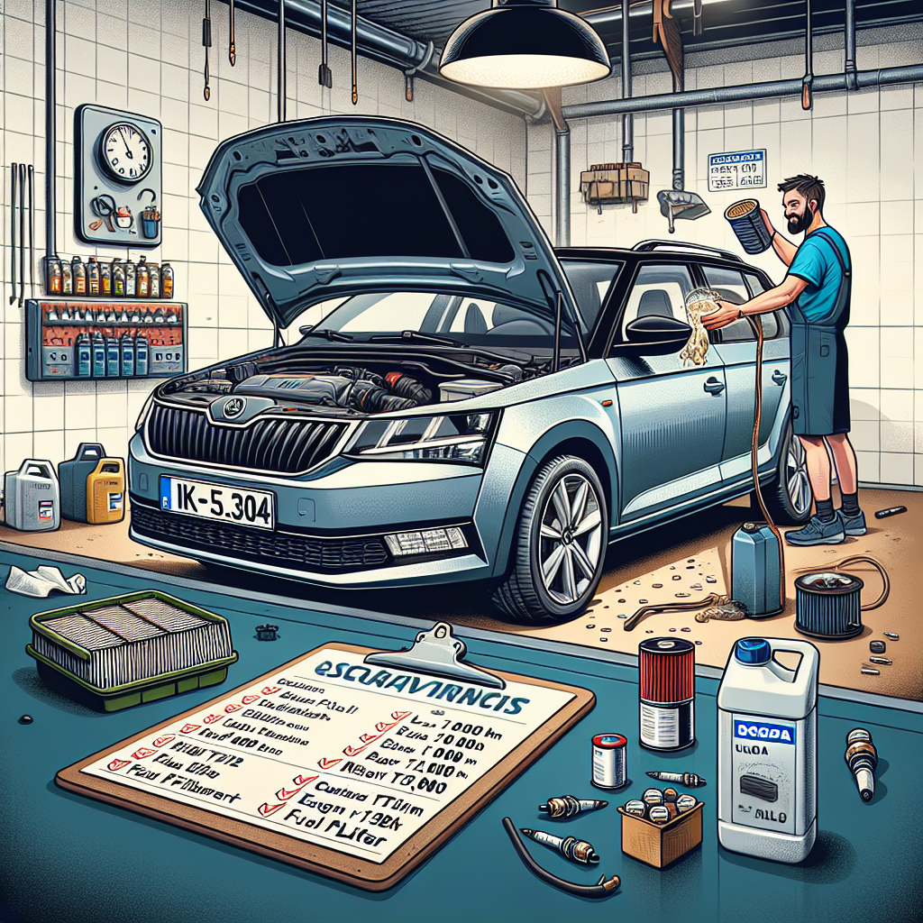 Revizii și consumabile Fabia Mk4: ulei, bujii, filtre – când se schimbă