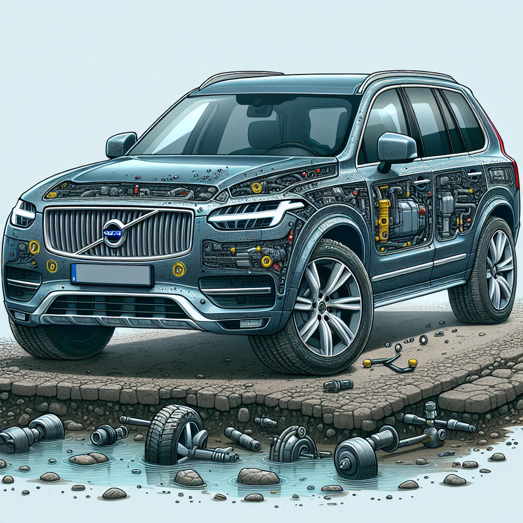 Direcția la Volvo XC90 a doua generație: jocuri, casetă, bielete