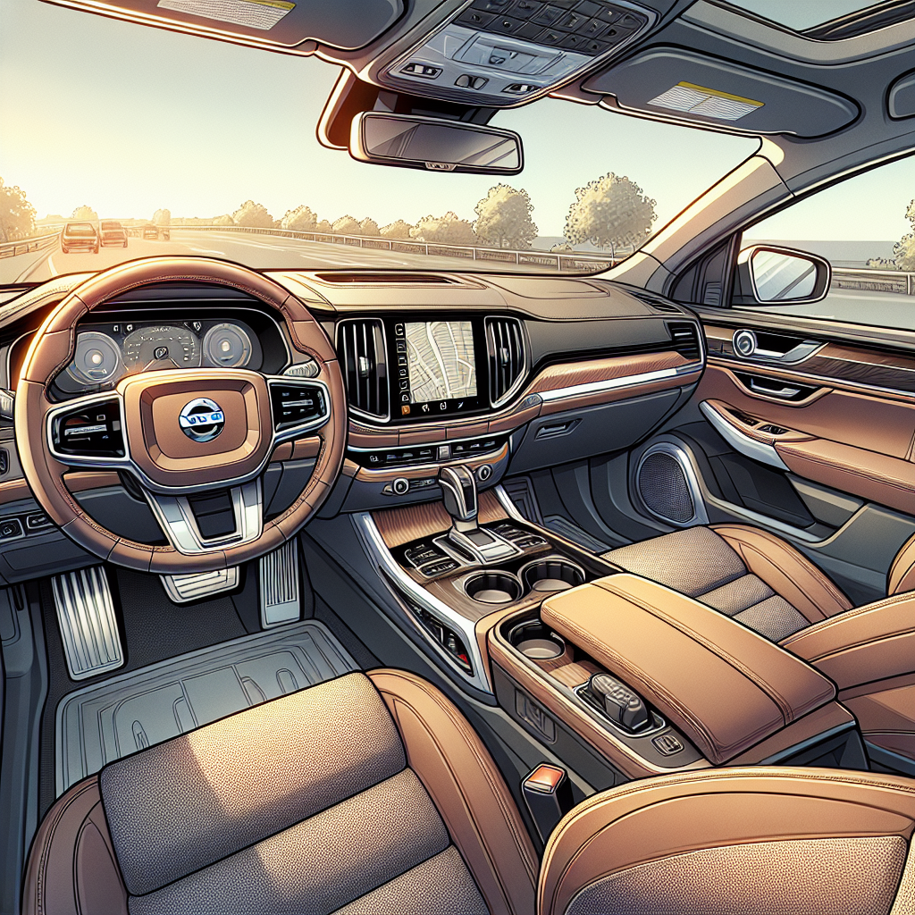 Interior Volvo XC90 Gen2: uzuri tipice, scaune, piele, plafon, butoane