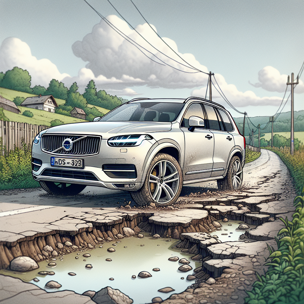 XC90 II pe drumuri proaste: cum se comportă și unde apar bătăi