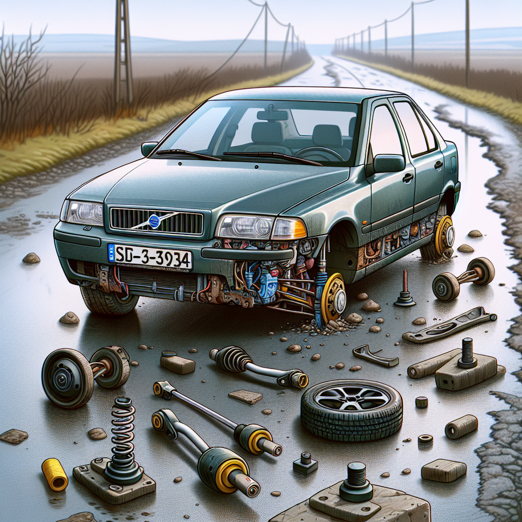 Suspensia față la S40/V40 gen1: ce se strică des pe drumurile din România