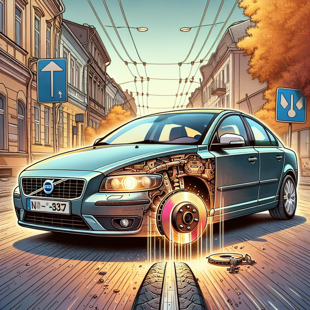 Frânele la S40/V50 gen2: vibrații, etriere blocate și uzură inegală