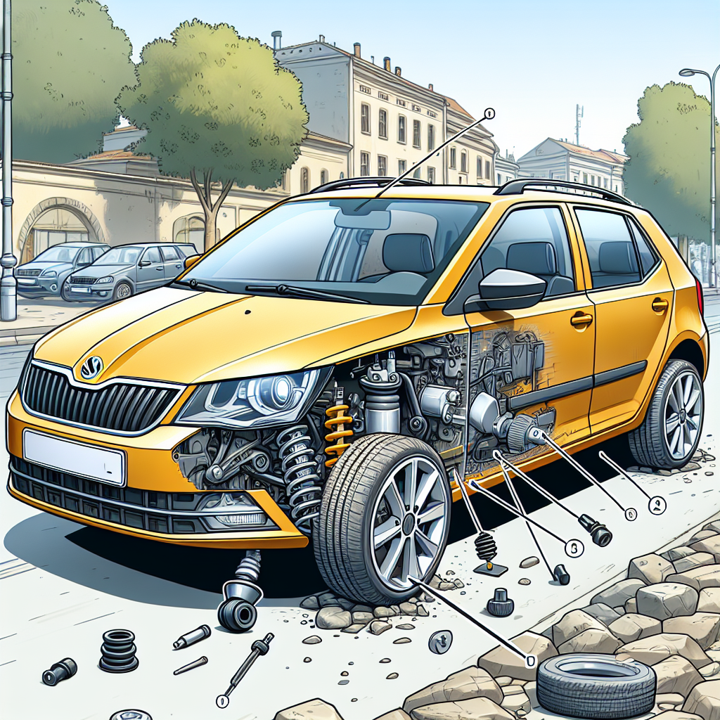 Direcția și suspensia la Citigo: bielete, bucșe, amortizoare – semne de oboseală