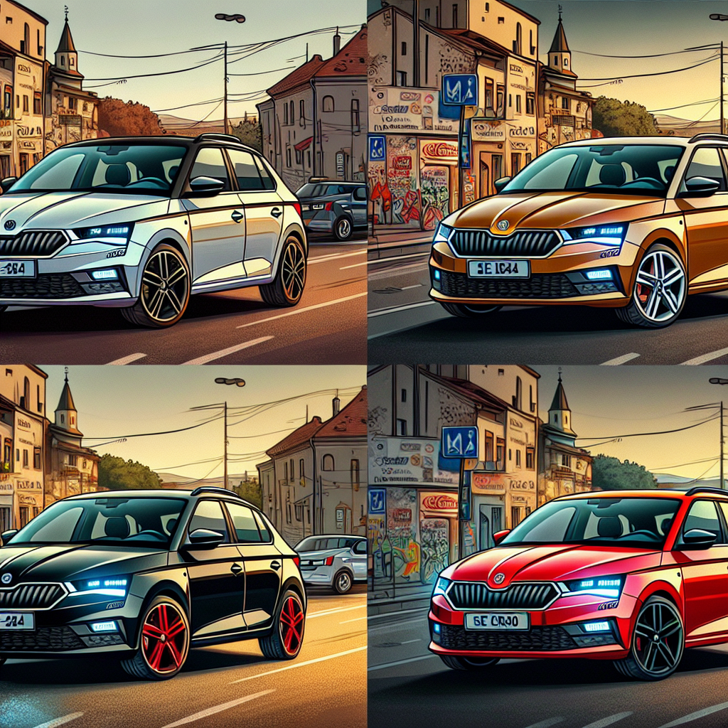 Dotări și echipări Fabia Mk4: ce primești pe SE, SE L, Colour Edition, Monte Carlo