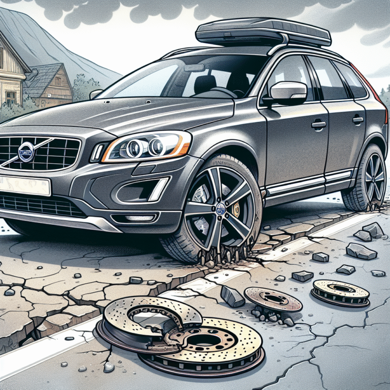 Frânele pe XC60 gen1: uzură, discuri strâmbe și upgrade-uri utile
