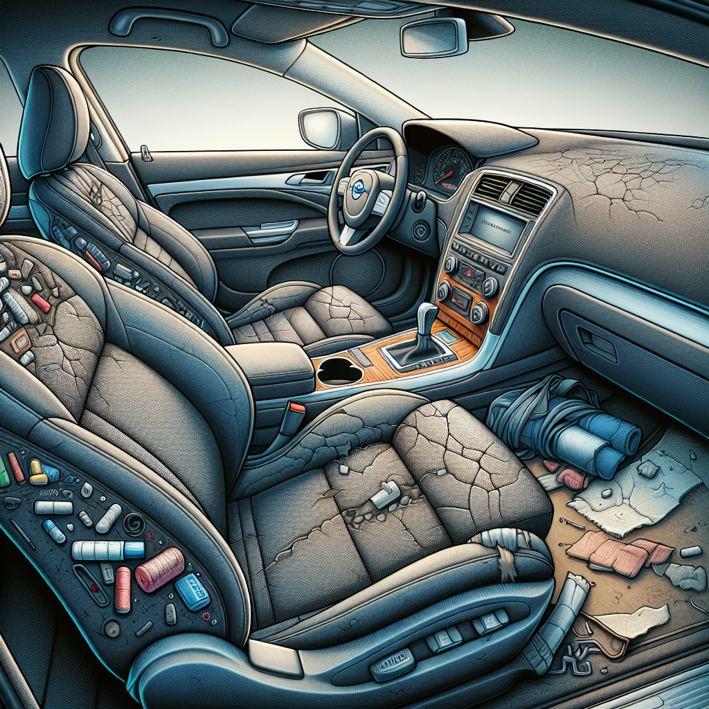 Interiorul Volvo C30: uzuri tipice la scaune, plastice, tapițerie