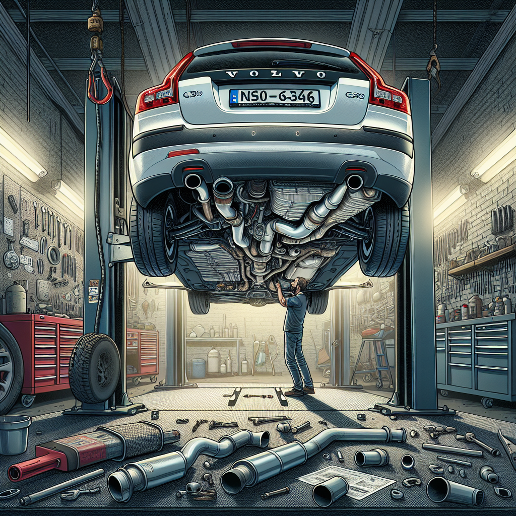 Probleme cu evacuarea la Volvo C30: tobe, flex, scurgeri și sunete