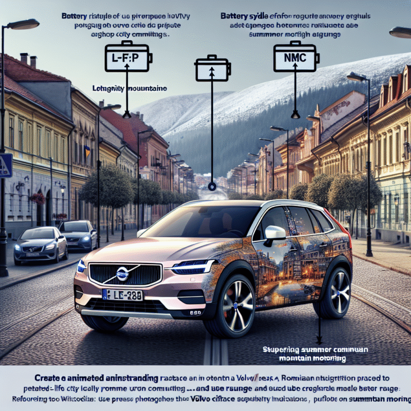 Volvo EX30 baterie LFP vs NMC: ce variantă merită în România